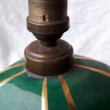 Green lamp base
