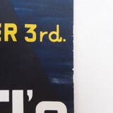 Original old poster fornasetti expo london 1958