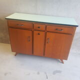 Buffet in wood and formica 1950
