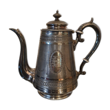 Louis XVI-style silver metal teapot