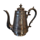 Louis XVI-style silver metal teapot