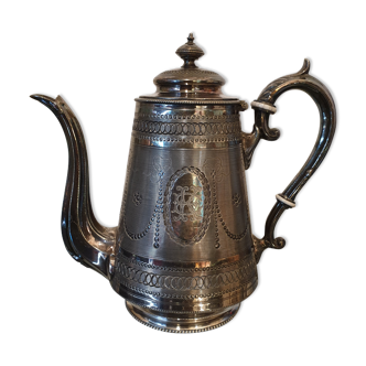 Louis XVI-style silver metal teapot