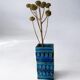 Rimini blue ceramic vase by Aldo Londi for Bitossi, Italy, 1960s