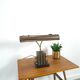 Lampe de bureau en bronze, lampe de banquier