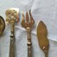 Antique service for sweets or hors d'oeuvres