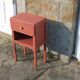 Terracotta pink bedside table