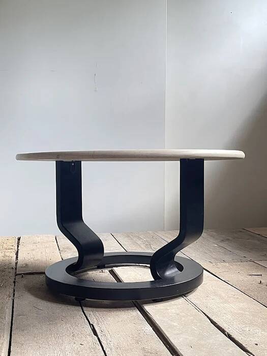 Table basse marmorino postmoderne suédoise, années 1980