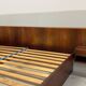 Danish Rosewood Double Floating Bed By Sannemans, 1970s.