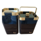 Vintage Bar Set LANCEL Paris – Ice Bucket & Bottle Holder