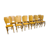 Set of 12 bistro chairs