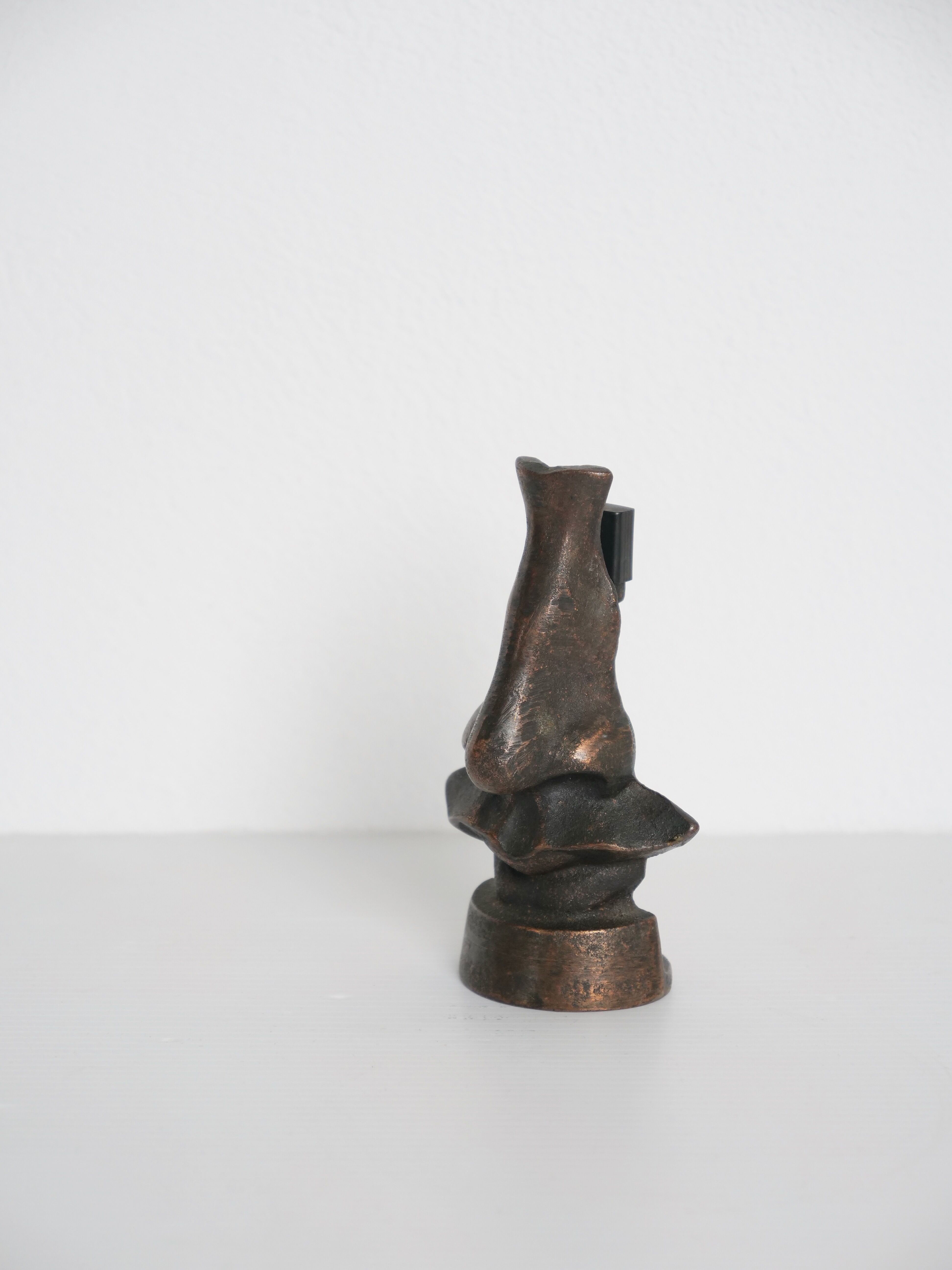 bronze nose sculpture Salvator Dali style
