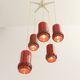 Ceralux cascade lamp by Hans Welling for Ceramano, Germany, 1960s