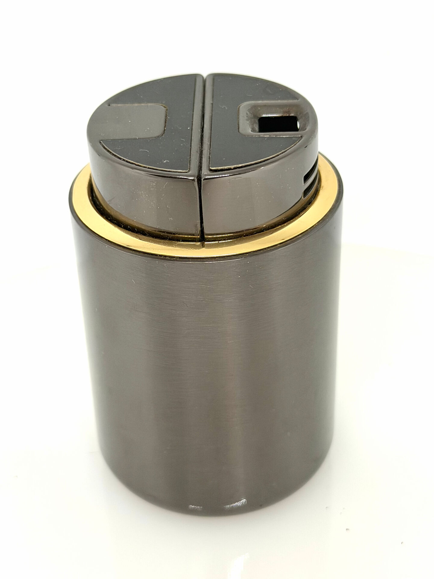 Minimalist Vintage SAROME Japan Table Lighter Modernist in Metal