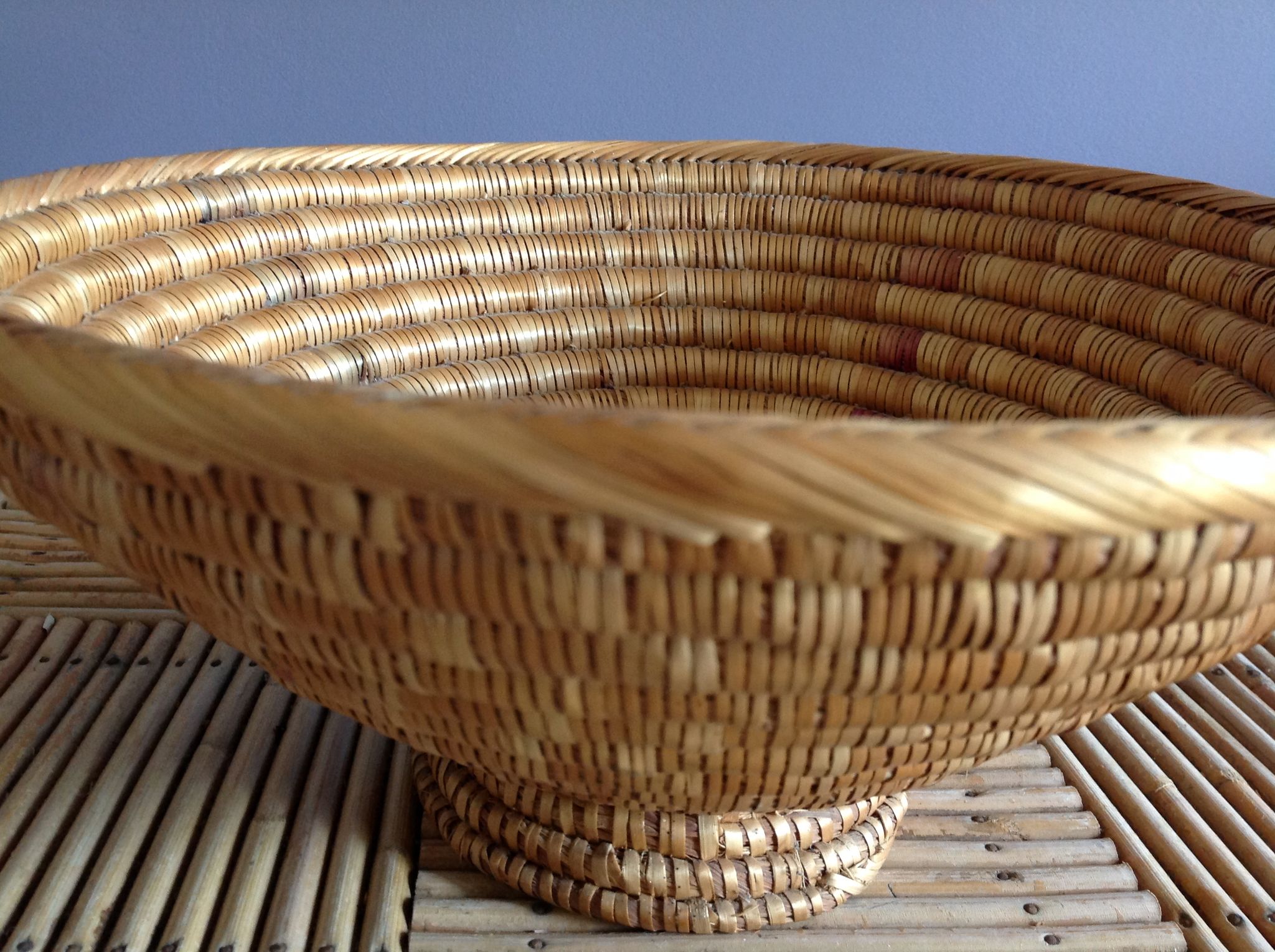 Corbeille en paille