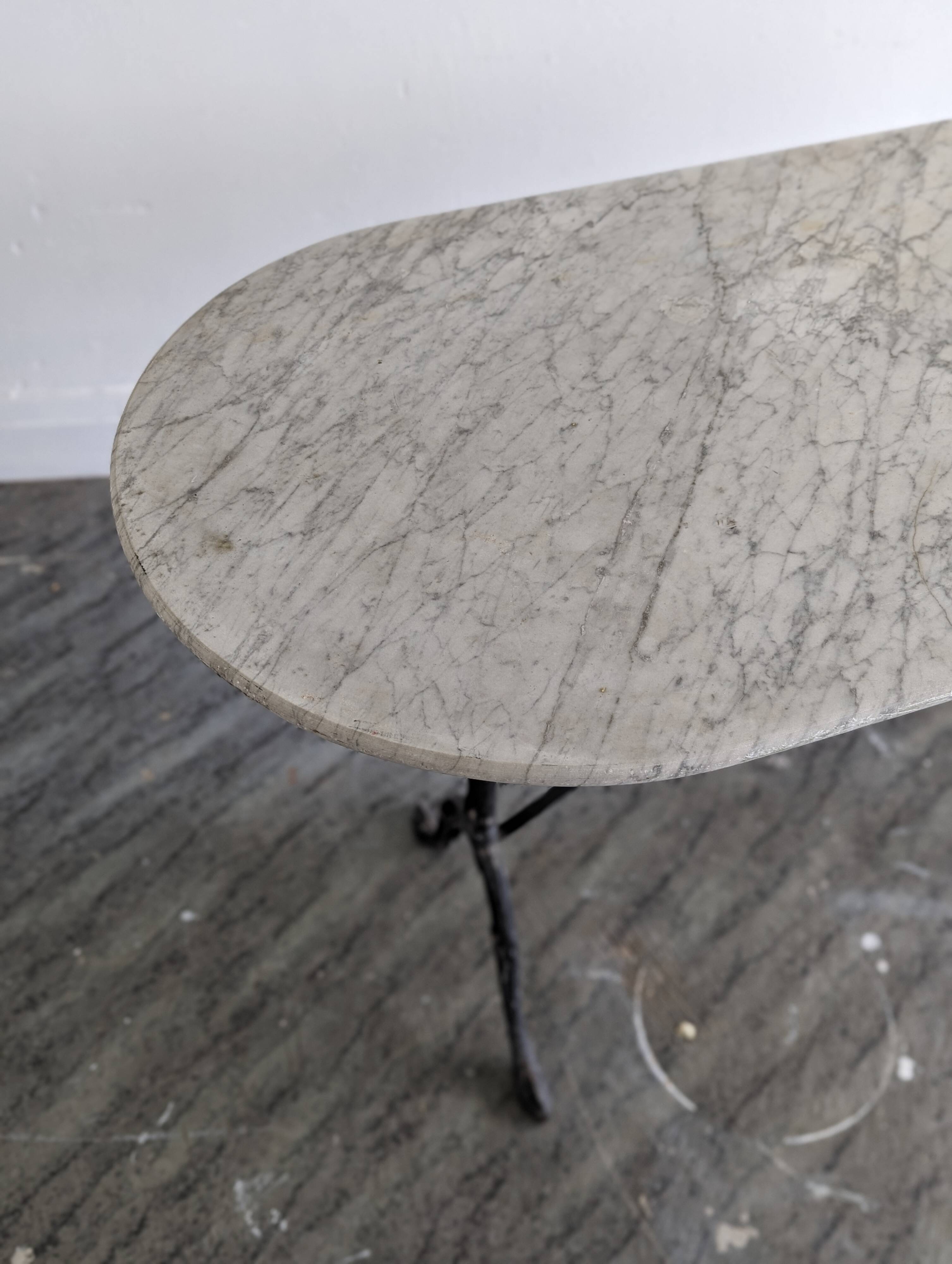 Marble bistro table