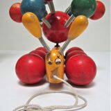 three toys wood nice snail rabbit vintage design FMF Kouvalias