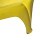 Modern mid-century yellow pool chaise longue
