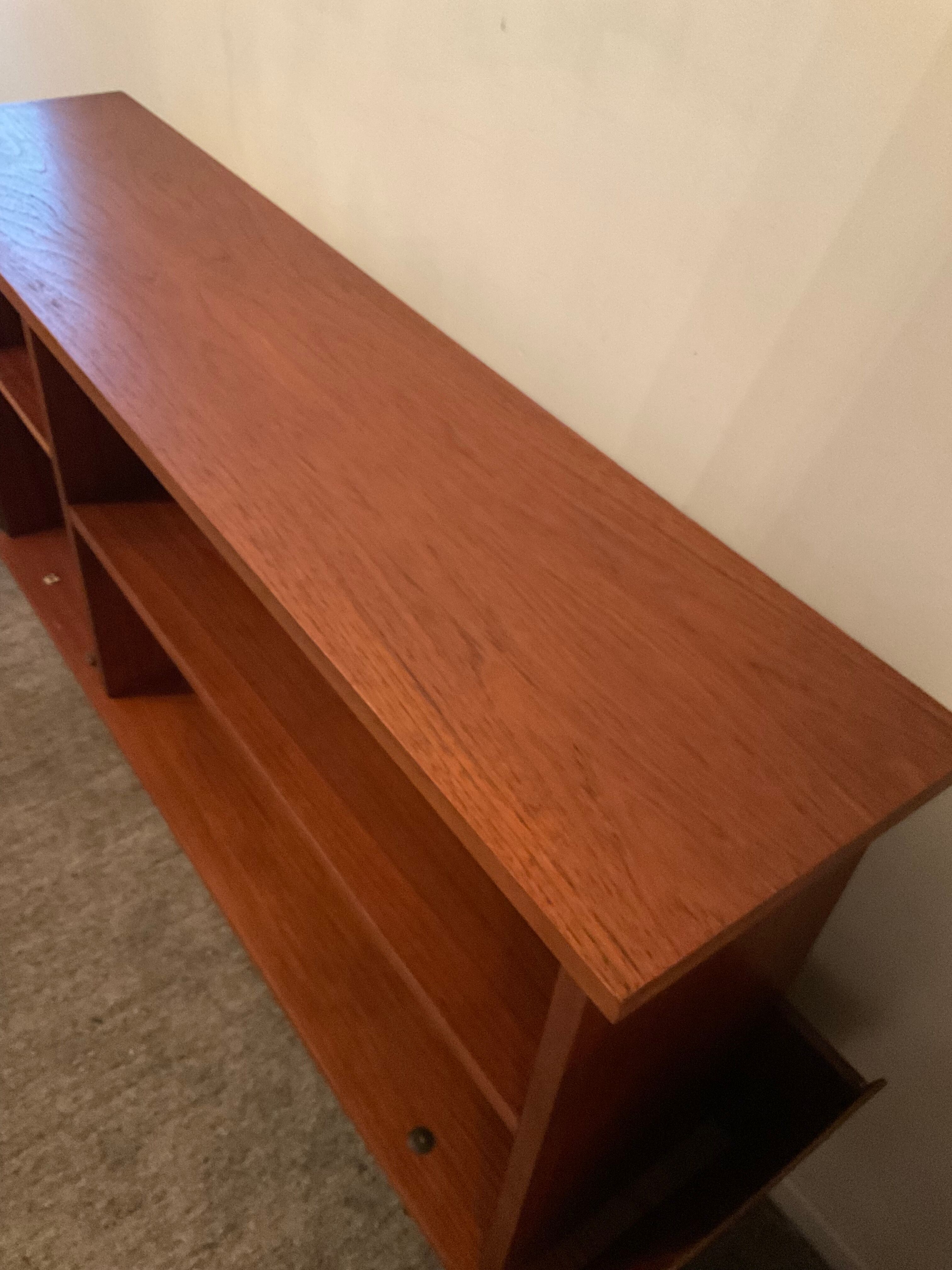 Scandinavian teak bookcase 60s