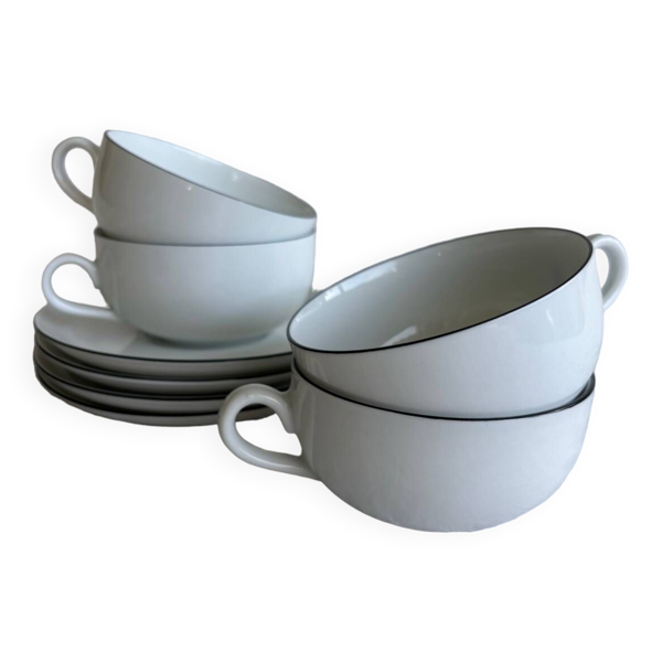 4 tasses à thé/café Karolina Pologne