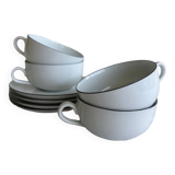 4 tasses à thé/café Karolina Pologne
