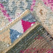 Soft Multicoloe Oushak Runner Rug, 75x397Cm