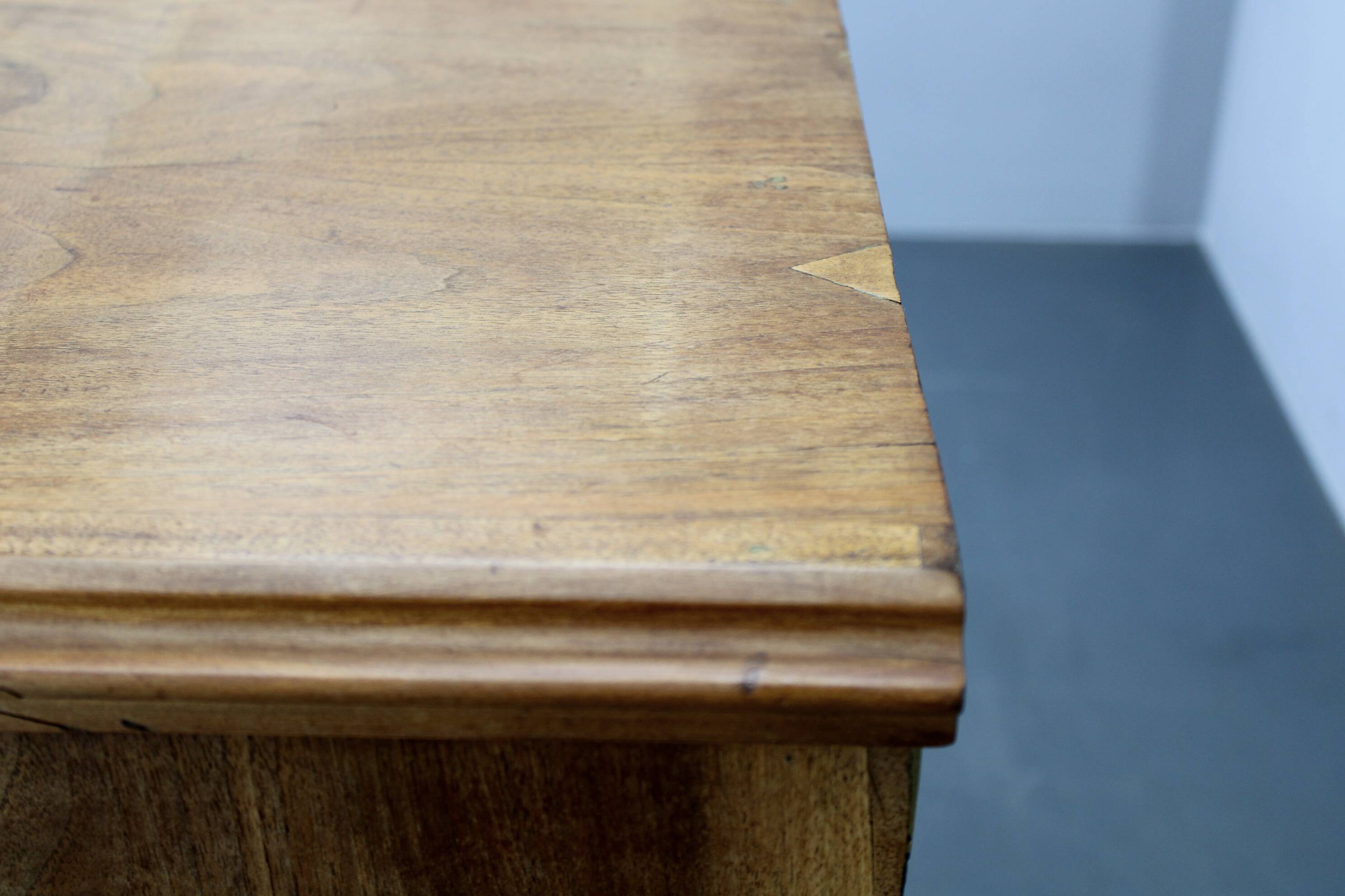Antique Cabinet in Walnut Finish, Czechoslovakia