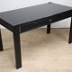 Vintage Simat edition desk in blackened wood, 1980