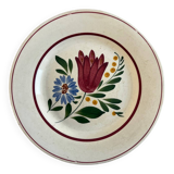 Assiette plate Fanfan de Digoin Sarreguemines