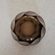 Luminarc twisted vase in smoked glass 1970s