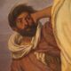 Italian painting signed by Focosi and dated 1852, *Moses Breaking the Table