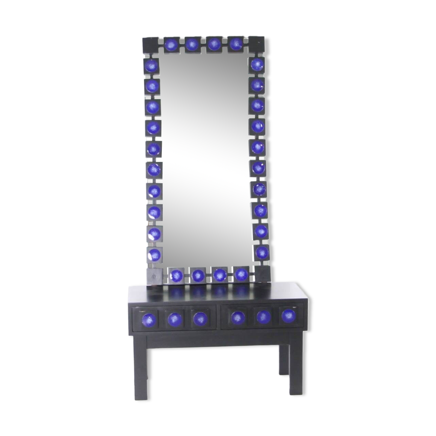 Ensemble console et miroir