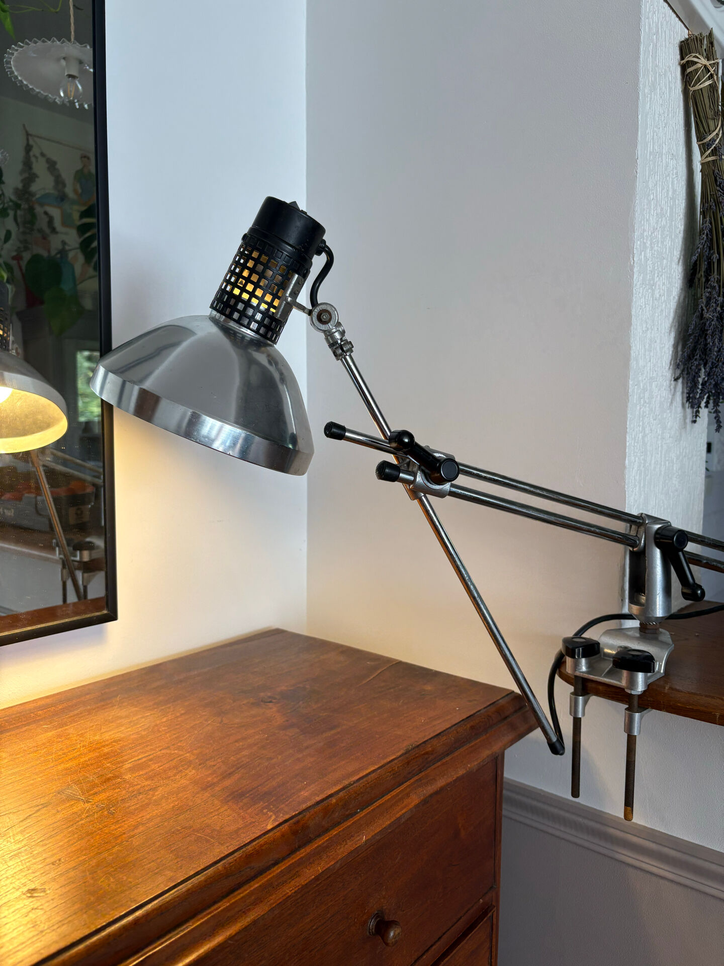 Architect's desk lamp industrial workshop AZ-MD design 1970