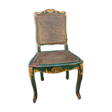 Chaise cannée Louis XV Jean Bellet 18ème