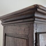 Small oak community cupboard