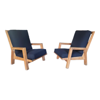 Pair of Scandinavian armchairs 1970