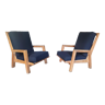 Pair of Scandinavian armchairs 1970
