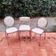 CIVIC Made in France Trio of vintage 1970s Medallion chairs
