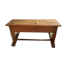 Two-seater wooden schoolboy desk