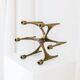 Doré Bronze Six-Arm Candleholder by Michael Harjes, Made in Germany, 1960s Mid-Century Modern