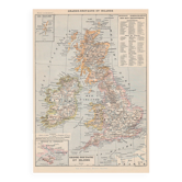 Old map Great Britain Ireland and Scotland 1897