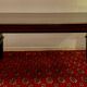 1930 Art Deco dining table in Macassar Ebony and RIO Rosewood, with extensions,