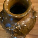 Vase en bronze Art Nouveau signé D. Simon