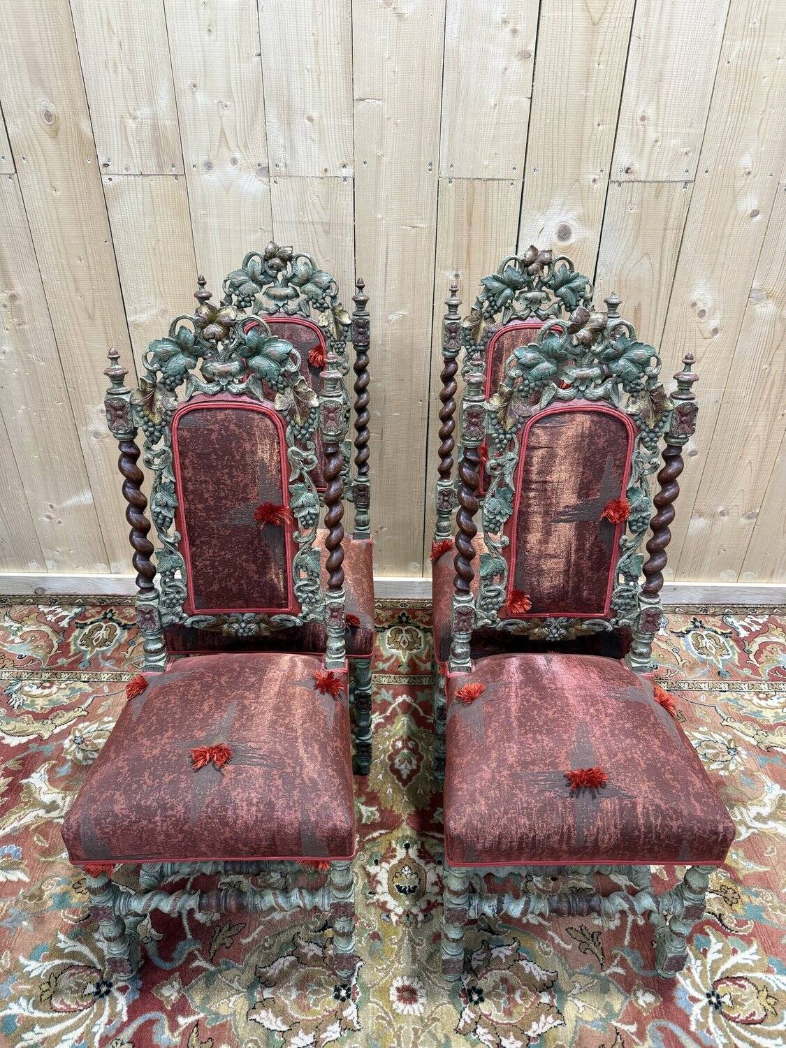 Set of 4 chairs in High Period style