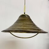 Mid century design lucite hanging Lamp , 1970s