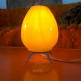 Orange egg table lamp