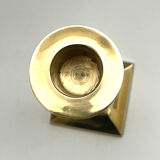 Antique, brass candlestick in the classicist style, Germany, early 20th century.