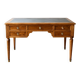 Louis XVI style wooden desk – 5 drawers