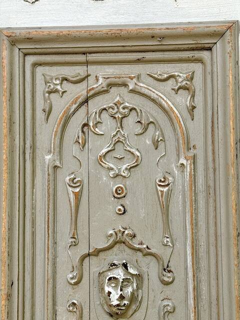 carved wooden wall decoration