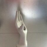 Vintage hand in white ceramic