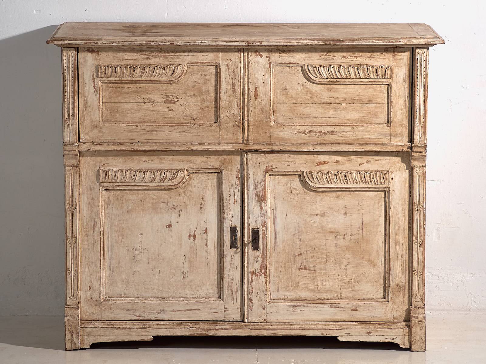 Antique white desk chest of drawers (circa 1920)